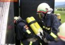 Tirol: Brandcontainer  „National Fire Training Systems“ in Wörgl