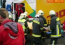 Nö: Lkw Unfall mit eingeklemmter Person