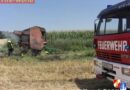 Bgld: Brand einer Strohpresse in Oberschützen
