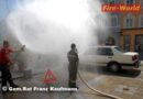 Oö: Feuerwehr Ried macht größte Dusche Österreichs