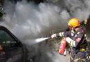 Nö: Pkw-Brand und Brand im Biomasseheizwerk