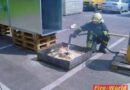 Oö: Hilfeleistung der Feuerwehr bei Versuchsarbeiten