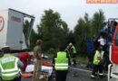Nö: Schwerer Verkehrsunfall mit 3 beteiligte Lkw-Bruck/Leitha