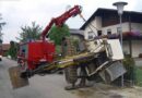 Oö: Bagger stürzte auf Fuß des Fahrers