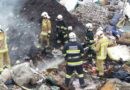 Ktn: Brand einer Mülldeponie in Klagenfurt