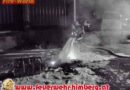Nö: Brand einer Öltonne