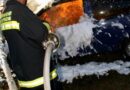 Oö: Unfalleinsatzübung mit Brand am ÖAMTC-Testgelände Marchtrenk