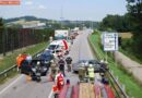 Oö: Vier Fahrzeuge bei Unfall auf der B3 beteiligt