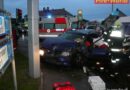 Nö: Bergeschereneinsatz nach Unfall auf der B 210 in Oeynhausen