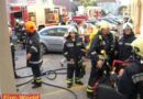 Nö: Stoffdecke im Keller in Brand geraten