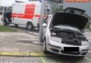 Nö: Pkw in Wiener Neustadt gegen Laternenmast geprallt