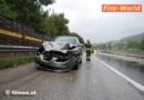 Stmk: 4 PKWs in Serienunfall verwickelt