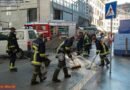 Tirol: Wasserfontäne durch Wasserschaden in Innsbruck