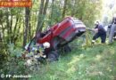 Tirol: Pkw nach Überholmanöver bei Jenbach im Wald gelandet