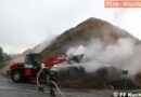 Sbg: Holzspänelager in Kuchler Heizwerk in Brand geraten