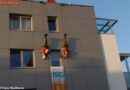 Oö: Höhenretter-Vorführung zur Wohnungsübergabe in Ried/Innkreis