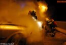 Nö: Pkw-Brand auf der A2 für die FF Wr. Neudorf