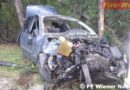 Nö: Verkehrsunfall mit eingeklemmter Person auf der A2