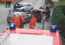 Sbg: Verkehrsunfall mit eingeklemmter Person in Bruck/Glstr.