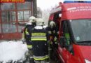 Oö: Großübung in der Sonderkrankenanstalt Weyer bei Schneegestöber