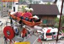 Oö: Personenrettung auf Baustelle in Bad Goisern