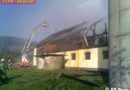 Oö: Großbrand am Bauernhof in Grein