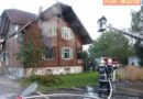 Vbg: Flammen schlugen aus Gebäude bei Wohnhausbrand in Höchst