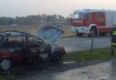 Oö: Brand eines Pkws in Hörsching