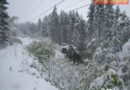 Stmk: Waldbrand-Alarm bei 30 cm Neuschnee in Liezen
