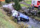 Sbg: Personen und Hund mit Auto im Fluss – Rettungseinsatz in Mittersill