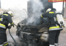 Oö: Pkw-Vollbrand in Hörsching