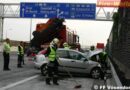 Nö: Fahrzeugbergung auf der A2 Südautobahn Fahrtrichtung Graz