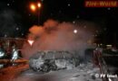 Tirol: Heißer Imbiss bei Mc Donald’s -> Fahrzeugvollbrand in Imst