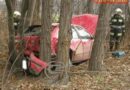 Nö: Junger Lenker mit Auto in Waldstück gelandet