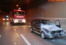 Nö: Pkw-Brand im Tunnel Rannersdorf der S1