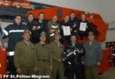 Nö: Atemschutzträger der Feuerwehr St. Pölten-Wagram „versilbert“