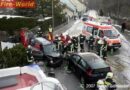 Nö: Eingeklemmte Person nach Unfall in Tribuswinkel