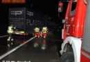 Nö: Starker Wind fegte auf A2 bei Wiener Neudorf Lkw-Anhänger um