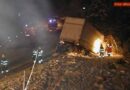 Oö: Lkw Lenker fuhr nach Weihnachtsfeier in den Straßengraben