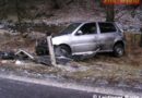 Oö: Autoüberschlag auf der B 130 bei Haibach ob der Donau