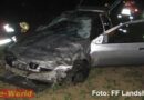 Oö: Pkw-Überschlag in ein Feld bei Landshaag