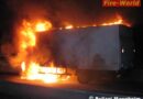 Deutschland: Lkw-Vollbrand auf Autobahn 6 bei Mannheim
