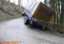 Oö: Neuerliche Navi-Irrfahrt eines Lkws in Meggenhofen -> Bergungseinsatz