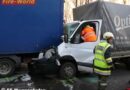Oö: Lkw-Unfall und schwerer Folgeunfall auf A8 bei Meggenhofen