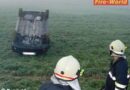 Oö: Pkw-Unfall auf schmieriger Fahrbahn in Offenhausen