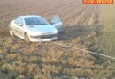 Nö: Pkw nach Unfall in Schönabrunn aus Feld geborgen