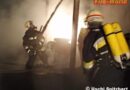 Nö: Brand eines Wohnhauszubaues in Weidling