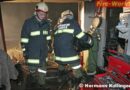 Oö: Heizhausbrand in Alkoven – Wasserleitung unterstützte Löscharbeiten