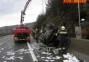 Nö: Überschlag mit Pkw auf der A2 im Wechselabschnitt
