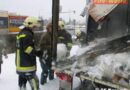 Nö: Brennender Blumen-Lkw in Brunn am Gebirge
